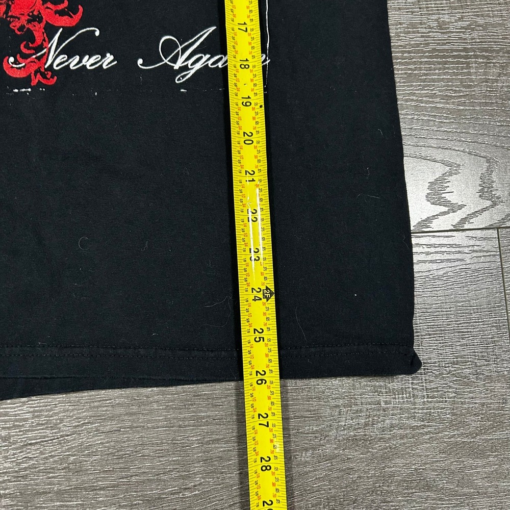 Kittie Never Again Tour 2006 Band T-Shirt Mens Medium Black Red Phoenix Graphic - Picture 3 of 6